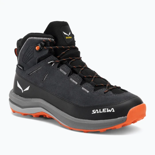 Zdjęcie produktu Buty trekkingowe dziecięce Salewa MTN Trainer 2 Mid PTX onyx / alloy Szary