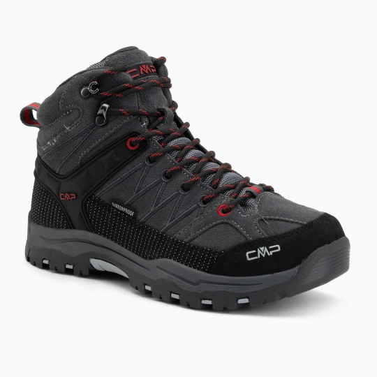 Zdjęcie produktu Buty trekkingowe juniorskie CMP Rigel Mid Wp grey / ferrari
