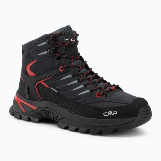 Zdjęcie produktu Buty trekkingowe męskie CMP Rigel 2.0 Mid Waterproof titanio / ferrari Czarny