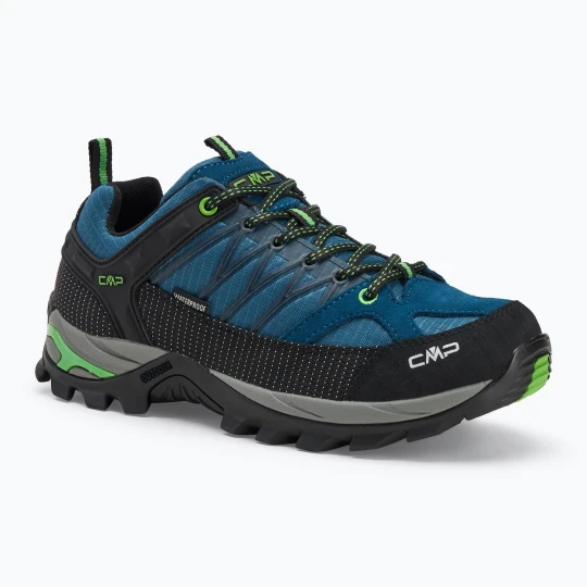 Zdjęcie produktu Buty trekkingowe męskie CMP Rigel Low Wp maiolica / cactus Niebieski