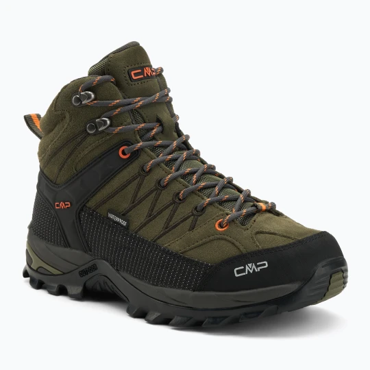 Zdjęcie produktu Buty trekkingowe męskie CMP Rigel Mid Wp olive / flame Zielony