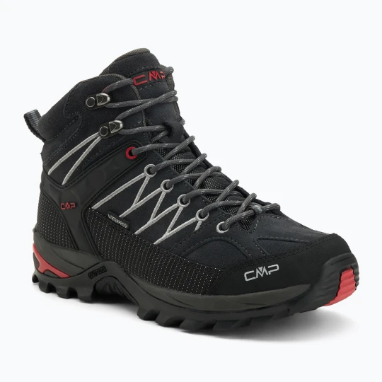 Zdjęcie produktu Buty trekkingowe męskie CMP Rigel Mid Wp titanio/ferrari Czarny