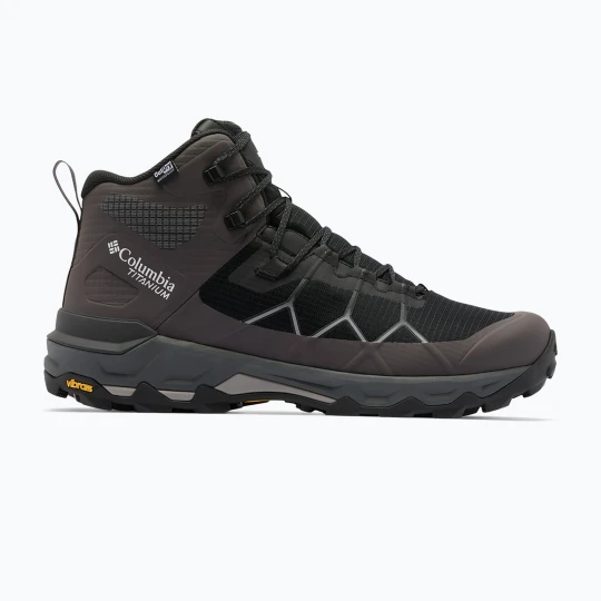 Zdjęcie produktu Buty trekkingowe męskie Columbia Peakfreak Titanum Outdry Mid black / ti titanium Brązowy