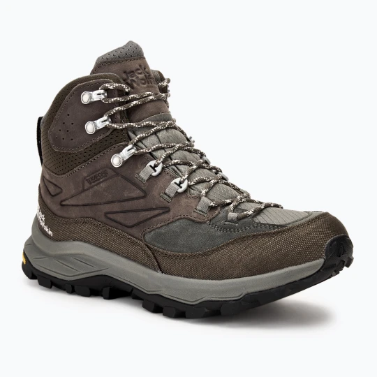 Zdjęcie produktu Buty trekkingowe męskie Jack Wolfskin Cyrox Texapore Mid cold coffee Brązowy