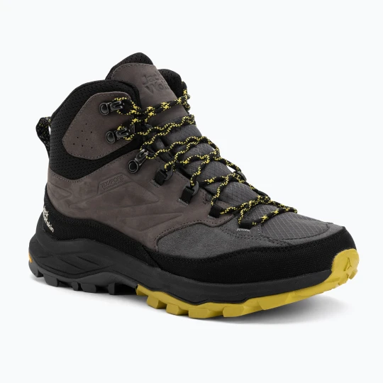 Zdjęcie produktu Buty trekkingowe męskie Jack Wolfskin Cyrox Texapore Mid slate Brązowy