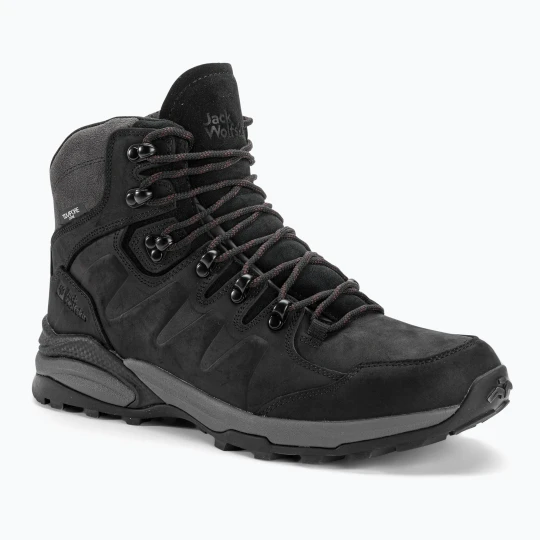Zdjęcie produktu Buty trekkingowe męskie Jack Wolfskin Refugio Prime Texapore Mid phantom Czarny