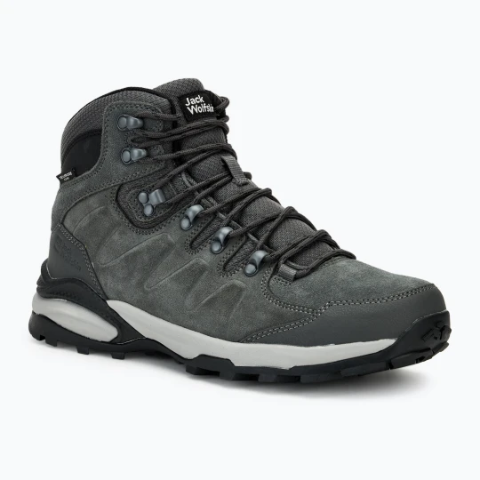 Zdjęcie produktu Buty trekkingowe męskie Jack Wolfskin Refugio Texapore Mid slate Szary