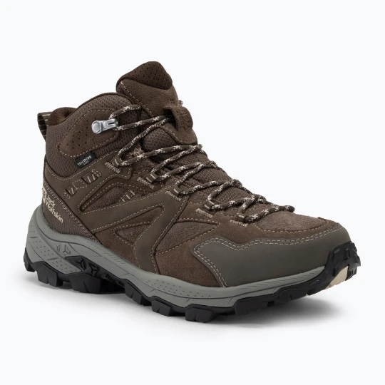 Zdjęcie produktu Buty trekkingowe męskie Jack Wolfskin Vojo Tour Lt Texapore Mid cold coffee Brązowy