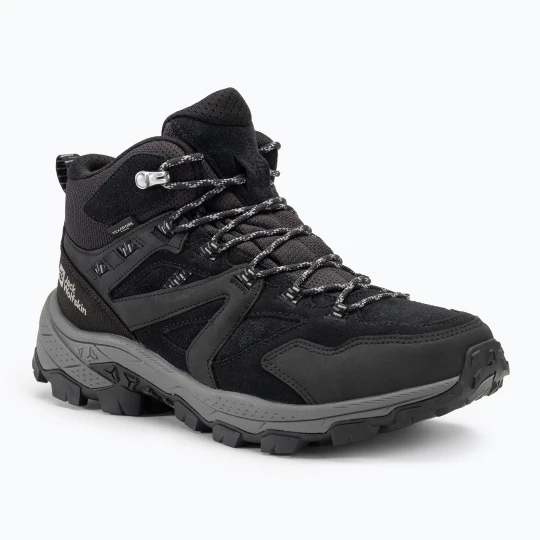 Zdjęcie produktu Buty trekkingowe męskie Jack Wolfskin Vojo Tour Lt Texapore Mid phantom Czarny