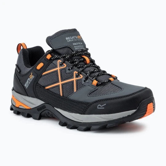Zdjęcie produktu Buty trekkingowe męskie REGATTA Samaris III Low granite / blaze orange Szary