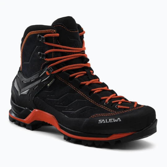 Zdjęcie produktu Buty trekkingowe męskie Salewa MTN Trainer Mid GTX asphalt / fluo orange Czarny