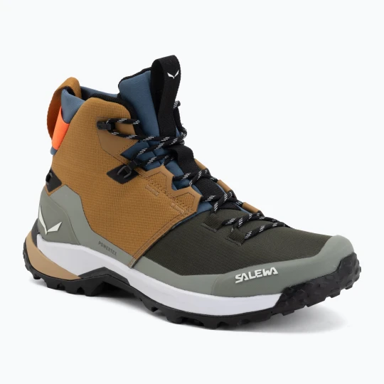Zdjęcie produktu Buty trekkingowe męskie Salewa Puez 2 Mid Ptx golden brown / shadow Żółty
