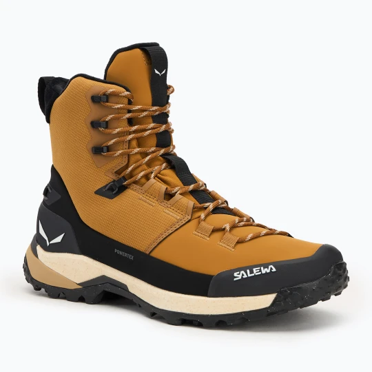 Zdjęcie produktu Buty trekkingowe męskie Salewa Puez Winter Mid Ptx golden brown / black