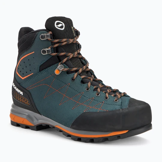 Zdjęcie produktu Buty trekkingowe męskie SCARPA Zodiac TRK GTX petrol/rust orange Granatowy