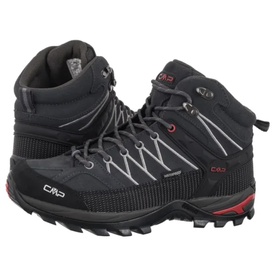 Zdjęcie produktu Buty Trekkingowe Rigel Mid Trekking Shoe Wp 3Q12947 60UU Titanio / Ferrari (CM2-d) CMP