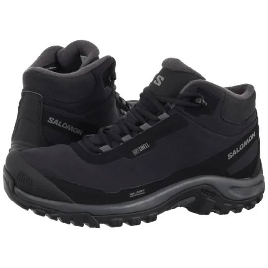 Zdjęcie produktu Buty Trekkingowe Shelter WP Stone Black / Asphalt / Castlerock 478542 (SO30-b) Salomon