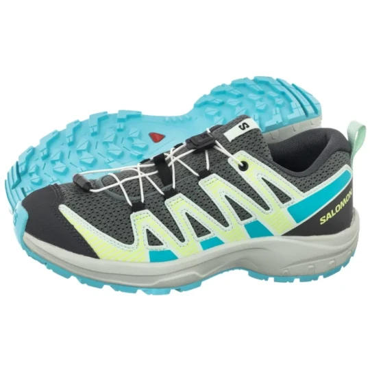 Zdjęcie produktu Buty Trekkingowe XA Pro V8 J North Atlantic/Metal/Blue Curacao 4478572 (SO40-a) Salomon