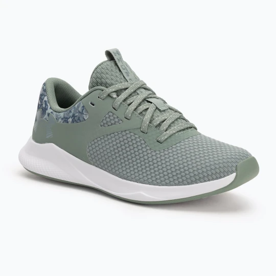 Zdjęcie produktu Buty treningowe damskie Under Armour Charged Aurora 2+ silica green / white / metallic silica