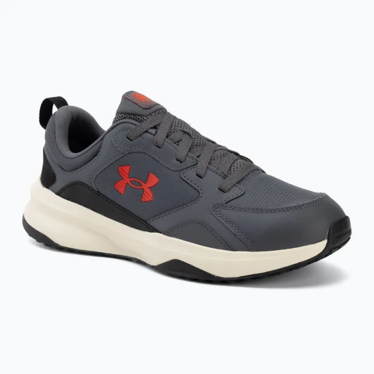 Zdjęcie produktu Buty treningowe męskie Under Armour Charged Edge castlerock / winter white / anthem red Szary