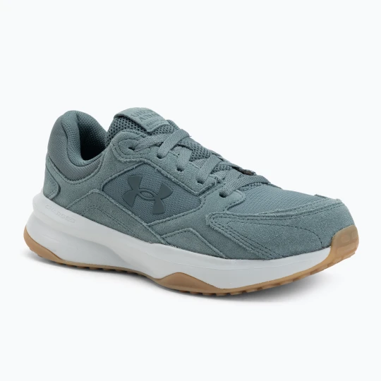 Zdjęcie produktu Buty treningowe meskie Under Armour Edge Suede jasper blue/halo gray/jasper blue