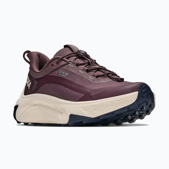 Zdjęcie produktu Buty turystyczne damskie HOKA Transport 2 GTX smoky quartz / deep mauve Bordowy