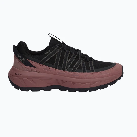 Zdjęcie produktu Buty turystyczne damskie Jack Wolfskin Wild Hike Texapore Low Mineral Red Czarny