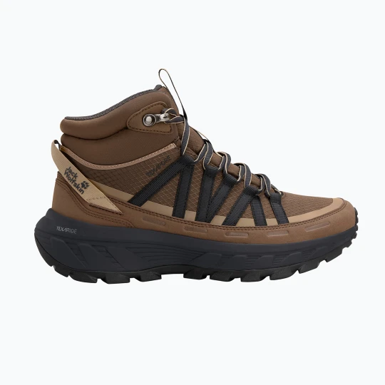 Zdjęcie produktu Buty turystyczne damskie Jack Wolfskin Wild Hike Texapore Mid fawn Beżowy