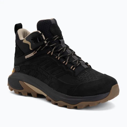 Zdjęcie produktu Buty turystyczne damskie Merrell Maob Speed 2 Leather Mid Black