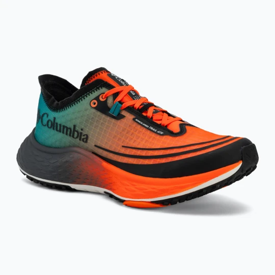 Zdjęcie produktu Buty turystyczne męskie Columbia Konos Speed Trail ATR teal chloride / blaze Pomarańczowy