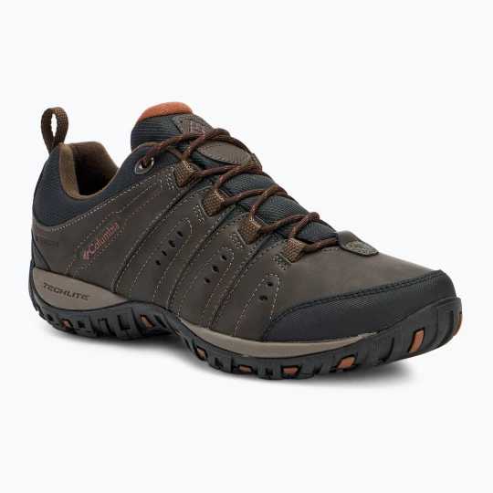 Zdjęcie produktu Buty turystyczne męskie Columbia Woodburn II Waterproof cordovan / cinnamon Brązowy