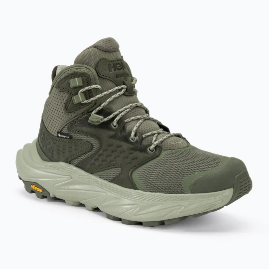 Zdjęcie produktu Buty turystyczne męskie HOKA Anacapa 2 Mid GTX slate / barley Zielony