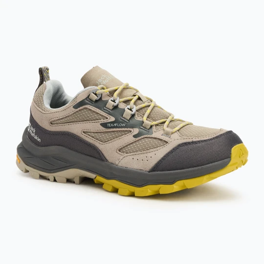 Zdjęcie produktu Buty turystyczne męskie Jack Wolfskin Cyrox Vent Low chartreuse Beżowy