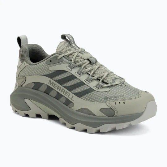 Zdjęcie produktu Buty turystyczne męskie Merrell Moab Speed 2 Gore-Tex white sage Szary