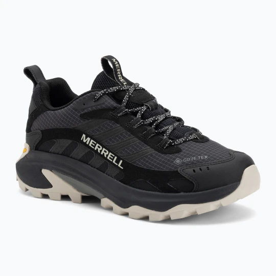 Zdjęcie produktu Buty turystyczne męskie Merrell Moab Speed 2 GTX black / moon Szary