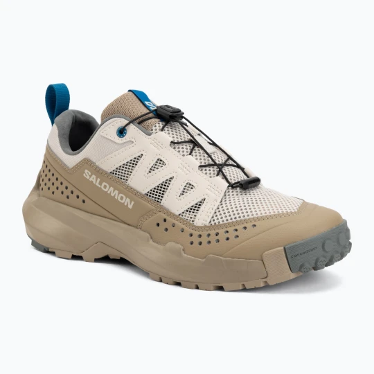 Zdjęcie produktu Buty turystyczne męskie Salomon Techamphibian 5 rainy day / desert tan / mykonos blue Beżowy
