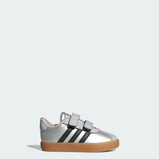 Zdjęcie produktu Buty VL Court 3.0 Skateboarding Kids Adidas srebrny