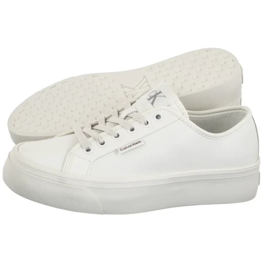 Zdjęcie produktu Buty Vulc Flatf Lace Up Lth Lily White YW0YW01932 YAJ (CK720-b) Calvin Klein