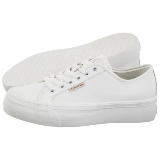 Zdjęcie produktu Buty Vulc Flatform Lth Bright White YW0YW01886 YAF (CK679-a) Calvin Klein