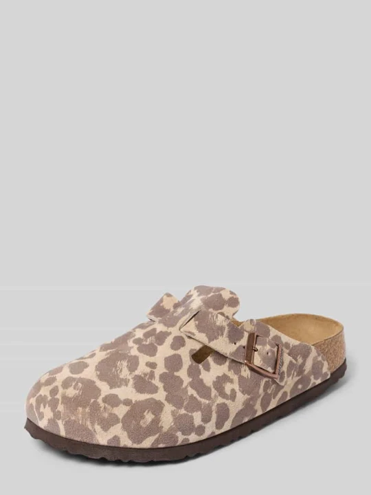 Zdjęcie produktu Buty wsuwane z naturalnej skóry model 'Boston' Birkenstock Piaskowy melanż