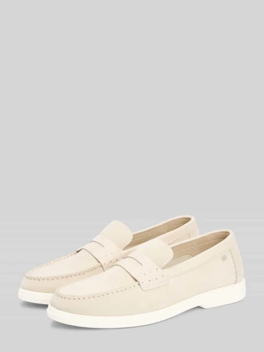 Zdjęcie produktu Buty wsuwane z naturalnej skóry Tommy Hilfiger Beżowy