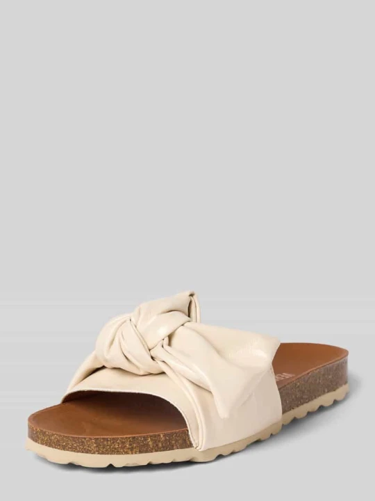 Zdjęcie produktu Buty wsuwane z ozdobną kokardą model 'Roxy' Verbenas Biały