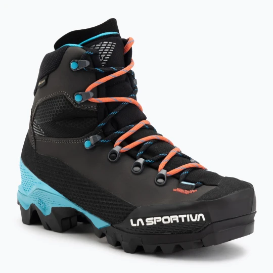 Zdjęcie produktu Buty wysokogórskie damskie La Sportiva Aequilibrium LT GTX black / hibiscus