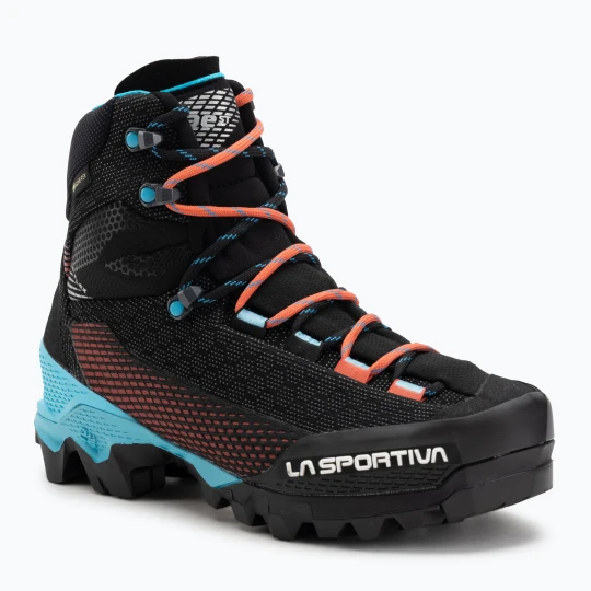 Zdjęcie produktu Buty wysokogórskie damskie La Sportiva Aequilibrium ST GTX black / hibiscus Brązowy