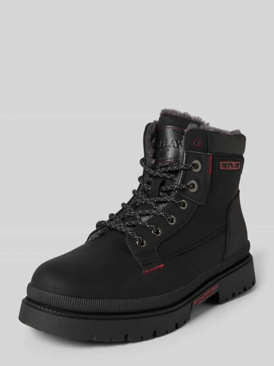 Zdjęcie produktu Buty z detalami z logo Replay Czarny