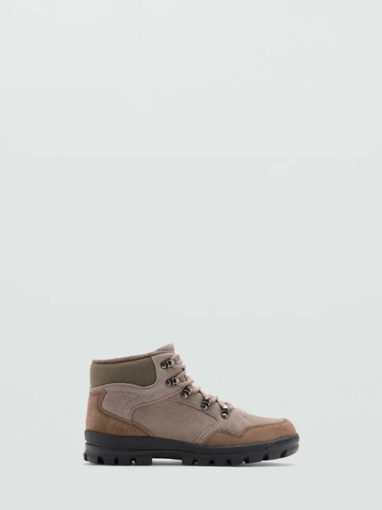 Zdjęcie produktu Buty z elastycznymi sznurówkami szary - Dzieci - MANGO KIDS