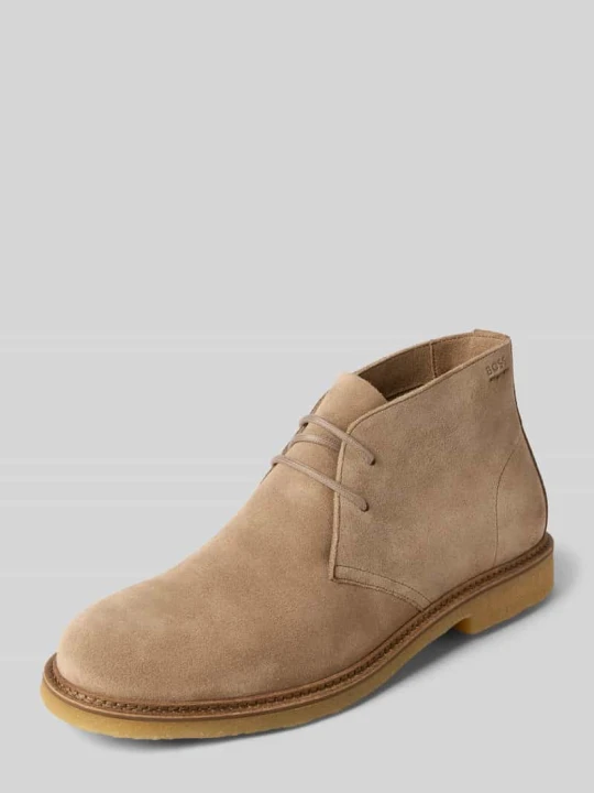 Zdjęcie produktu Buty z naturalnej skóry welurowej model ‘KOPE’ Boss Beżowy