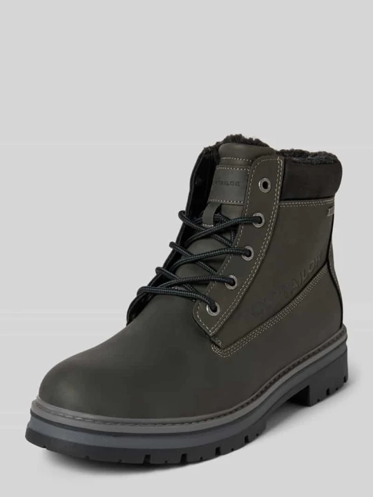Zdjęcie produktu Buty z wodoodpornego materiału model ‘NAIKA’ Tom Tailor Antracytowy