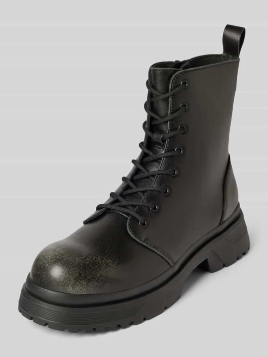 Zdjęcie produktu Buty ze skóry model ‘PALERMO’ Guess Czarny