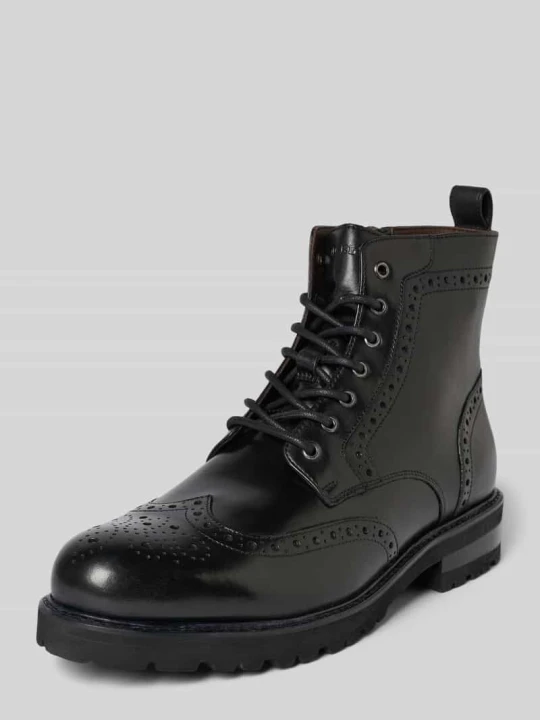 Zdjęcie produktu Buty ze skóry z zamkiem błyskawicznym model ‘Spencer’ Digel Czarny