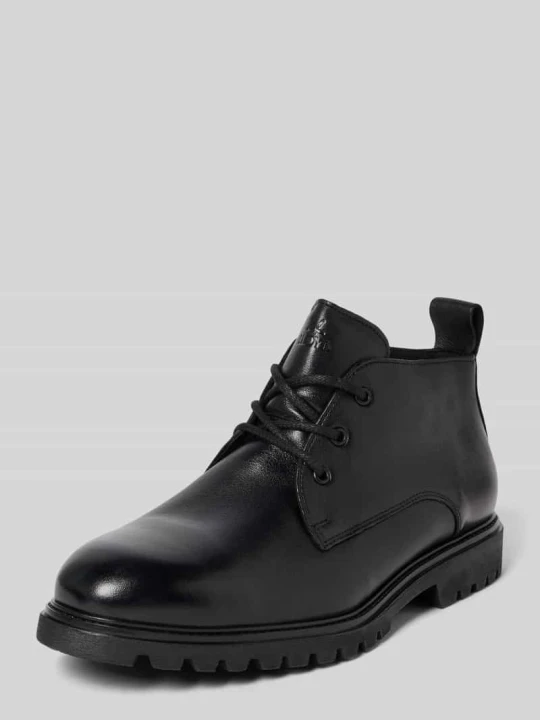 Zdjęcie produktu Buty ze sznurowaniem i profilowaną podeszwą Lloyd Czarny